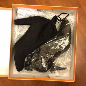 Women’s Unisa Black Fabric Booties